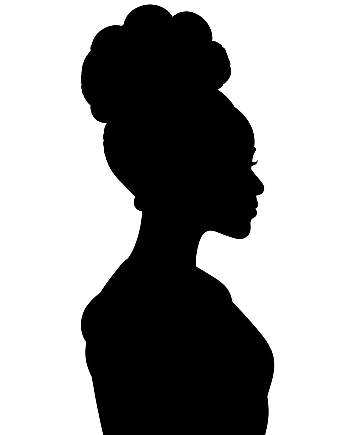 Silhouette de la future candidate 1