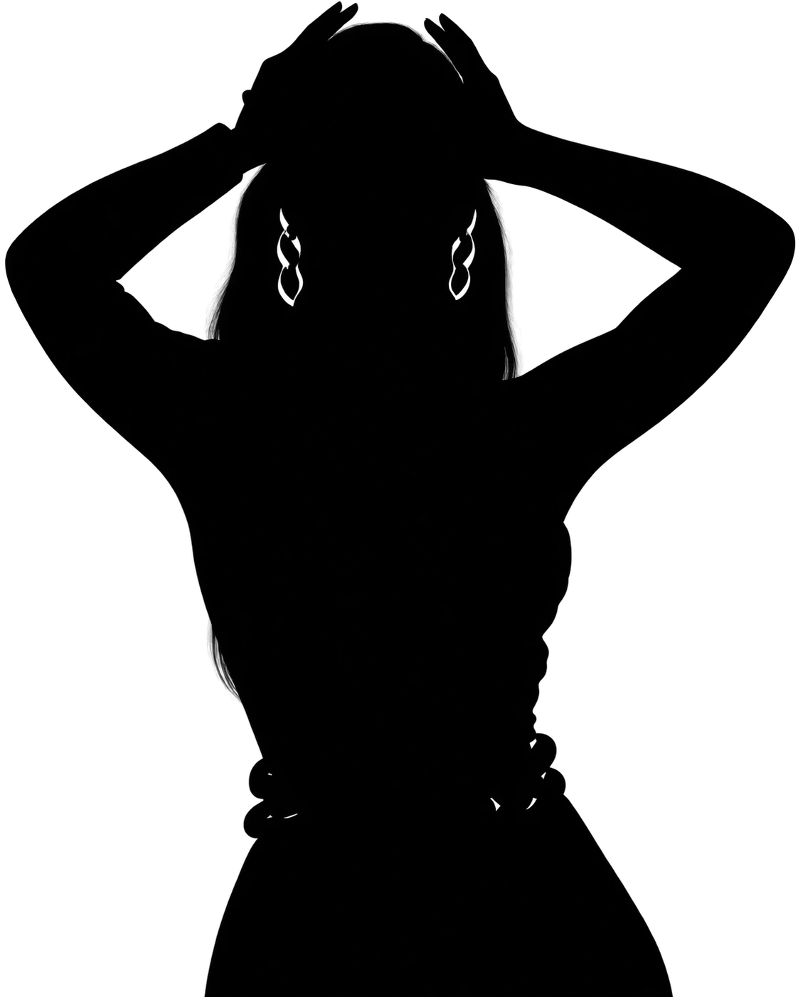 Silhouette de la future candidate 2