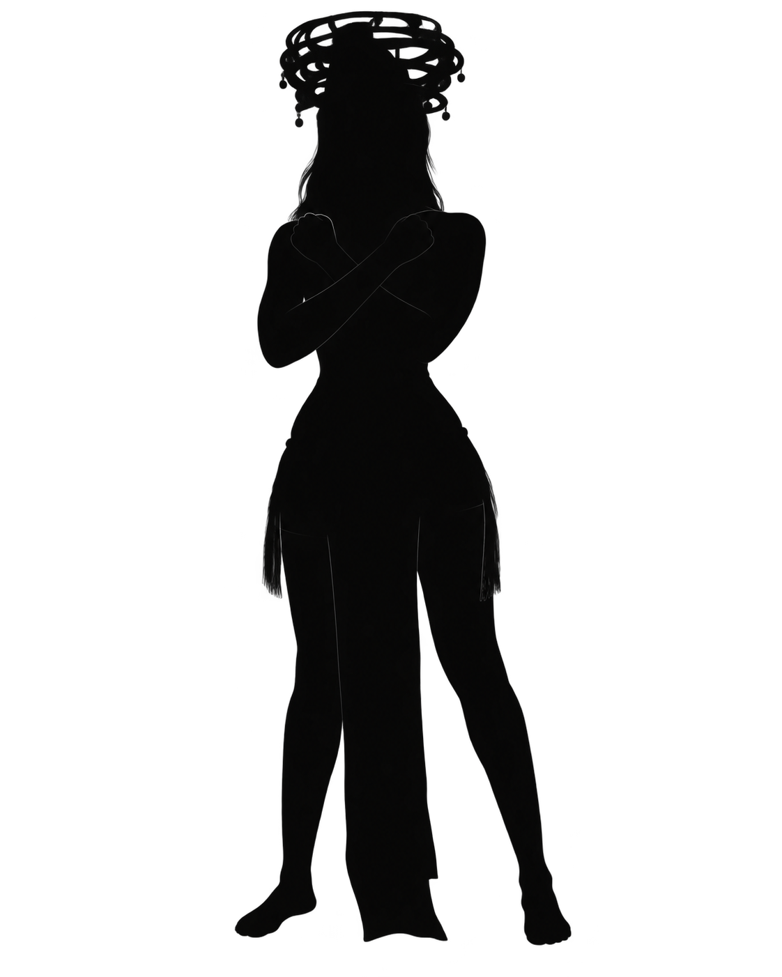 Silhouette de la future candidate 4