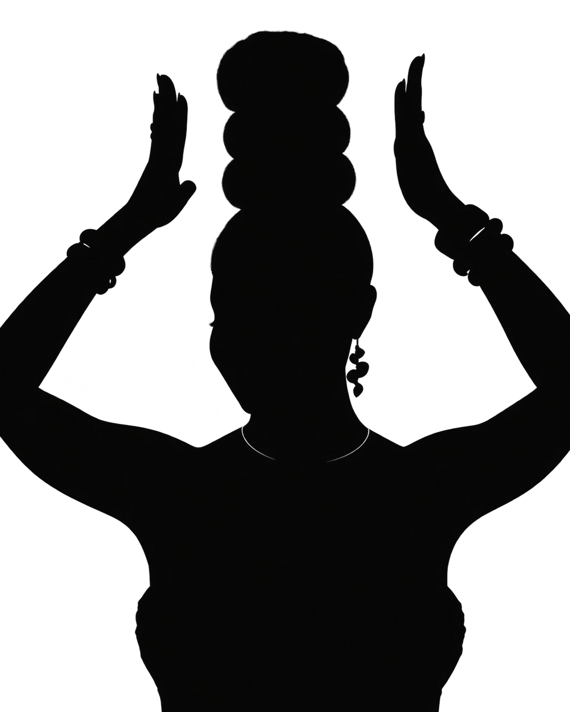 Silhouette de la future candidate 7