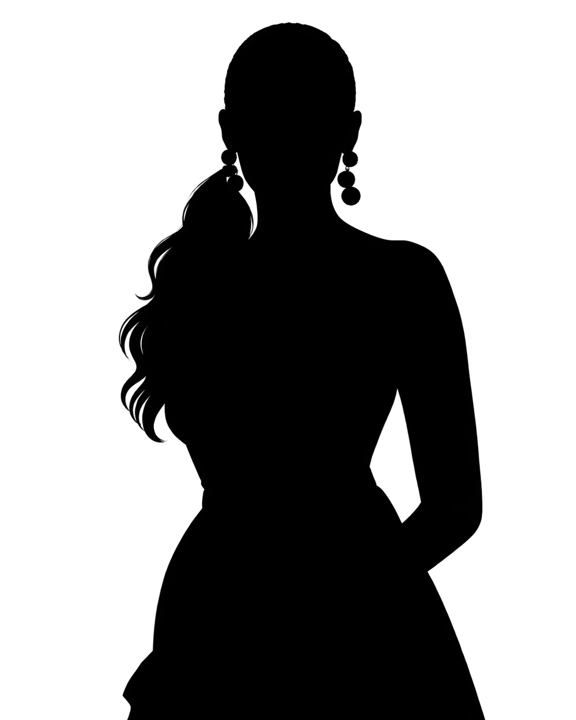 Silhouette de la future candidate 8
