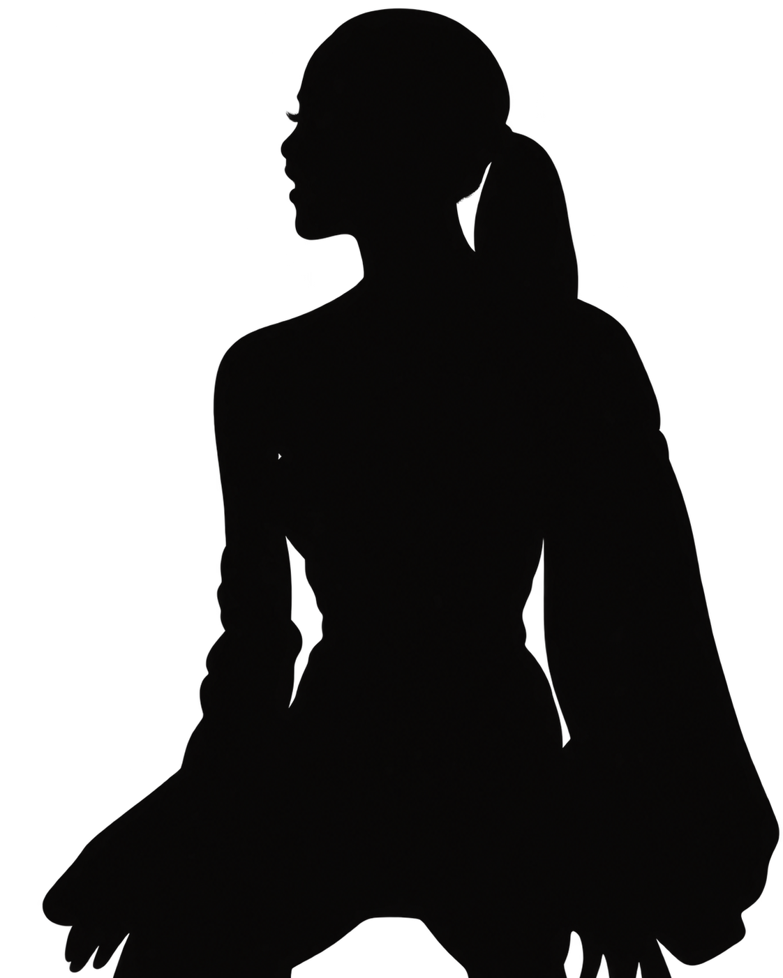 Silhouette de la future candidate 9