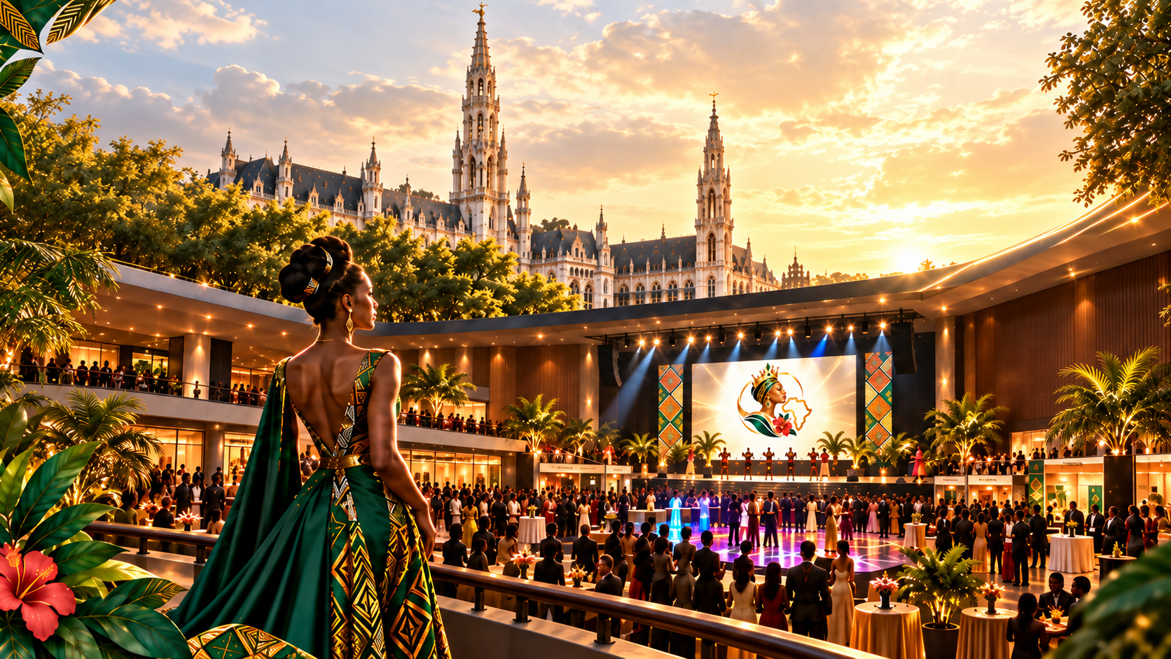 Gala Miss Prestige Afrika-Sub à Bruxelles