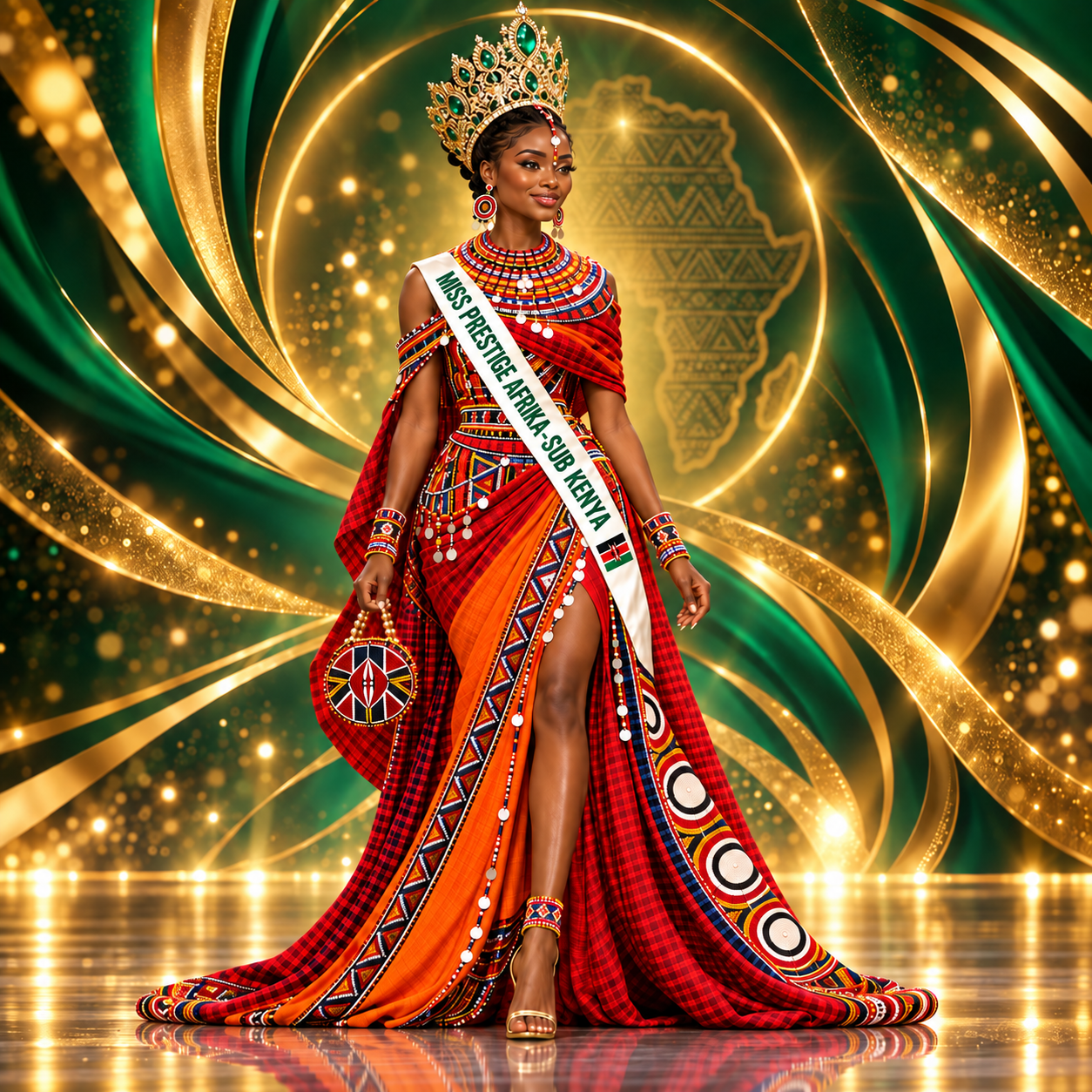 Illustration de la Miss Prestige Afrika-Sub 2027